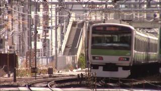 E231系800番台山手貨物線回送（K6）渋谷駅通過