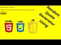 Random Quote Generator using Html, CSS and JavaScript #coding #programming #html #javascript #css