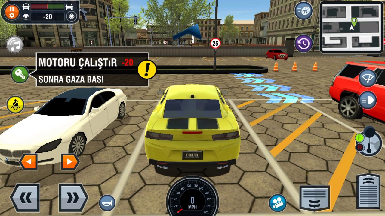 SARI ARABA//Car Driving School Simulator //ARABA OYUNLARI //ANDROID ...