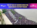 Team India Mumbai | Sea Of Blue At Marine Drive For Team India's Victory Parade