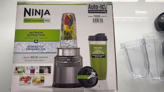 Ninja Nutri-Blender Pro 1100 Watt Auto IQ Vs. Ninja Nutri  Ninja Pro 900 Watt, Single Serve Blenders