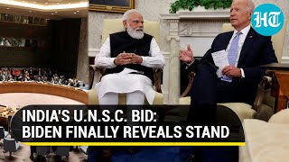 Watch what Joe Biden said on India's permanent seat bid at UN Security Council during PM Modi meet