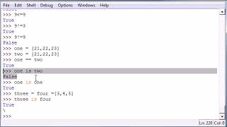 Python Programming Tutorial 23 Comparison Operators