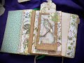 Altered Book Journal Flip Through - The English Garden