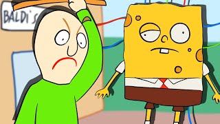 Baldi vs SpongeBob SquarePants (this is getting weird...) | Animation Reaction