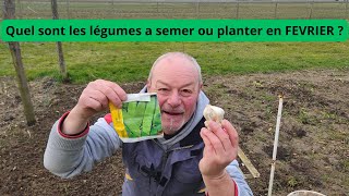 Quel sont les légumes a semer ou planter en février ?