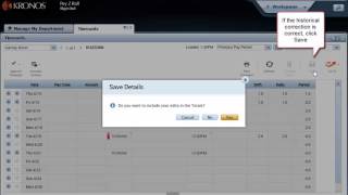 Adding Historical Corrections to a Timecard (Back Pay)