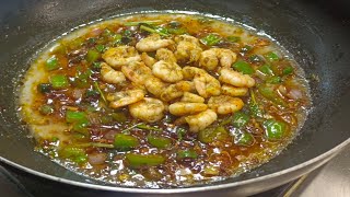 Garlic Ketchup Shrimp  |Odisha Style Chilli Prawns  |Chilli Garlic prawn  |