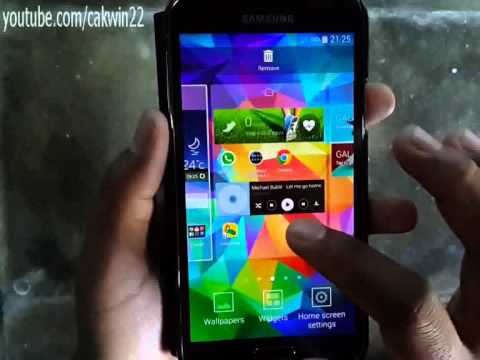 Samsung Galaxy S5: How to find widget Samsung Galaxy S5: How to find widget