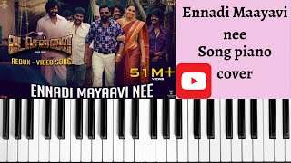 Ennadi Maayavi nee song piano cover | Dhanush , Santhosh Narayanan | Vadachennai | Carwyn Piano |