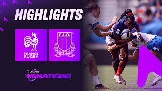 HIGHLIGHTS | FRANCE V ITALY | GUINNESS WOMEN'S SIX NATIONS RUGBY