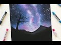 Drawing a starry night with soft pastels | Leontine van vliet