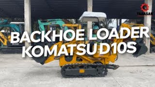 Actual Performance of Backhoe Loader Komatsu D10S