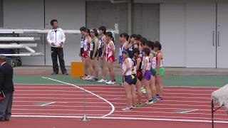 20170518群馬県高校総体陸上女子1500m予選1組