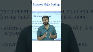 Socrates Major Sayings | Ethics | UPSC 2023 | Yatharth IAS |