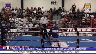 41st Nat. PAL Boxing Tournament | JUSTICE BARRIOS vs. ANDY CAMBEROS