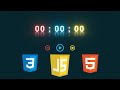 Build A Stopwatch Using JavaScript | How to Make Stopwatch With HTML, CSS And JS
