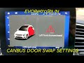 EVO Retrofits: Mercedes GL ML Door Swap Settings via Canbus on  EVO FIT Android Touchscreen Benz