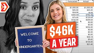 Kindergarten Teacher Making $46k Per Year | Millennial Real Life Budget Review - Episode 4