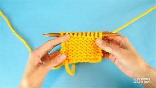 Eastern (Russian) Knitting - How to Purl Stitches