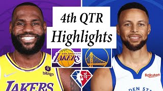 Los Angeles Lakers vs. Golden State Warriors Full Highlights 4th QTR | 2021-22 NBA Season