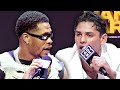 HEATED Devin Haney vs Ryan Garcia FULL FIERY LA press conference & face off video