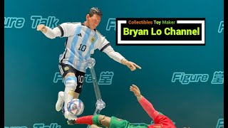 玩具堂 [心水評測] Mini Sports 1/12 美斯 可動人偶 MS001 Messi action figure Review