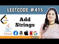 Add Strings | Leetcode 415