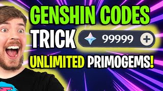 *New* Genshin Impact CODES TRICK, Get 100k PRIMOGEMS FAST! Still works! 👑