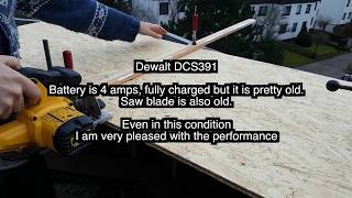 Dewalt DCS391 Circular Saw Second Hand Tool Review