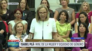 Isabel Plá por 8M: ''Hay una sociedad que ha tardado demasiado en cerrar brechas''