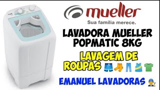 Lavadora mueller popmatic 8kg (jeans 👖)