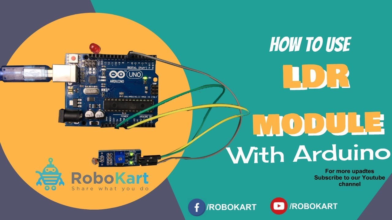 How To Use LDR Module With Arduino - YouTube