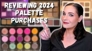 Reviewing 2024 Palette Purchases