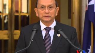 President U Thein Sein's and Gillard's News Conference