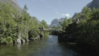 Taking a dip in Innerdalen