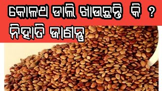 କୋଳଥ ଡାଲି ଖାଇଲେ କଣ ହେବ | benefits  of horse gram | kolathadali ra upakarita