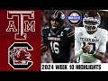 #10 Texas A&M vs South Carolina | Full Game Highlights | 2024 College Football Highlights