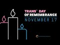 Trans Day of Remembrance Service (2024) | Jeff Rock | November 17 | Canadian Memorial United Church