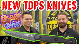 TOPS Knives UNVEILS Insane NEW Blades at Blade Show West! 🔥 Must-See Gear for 2024!