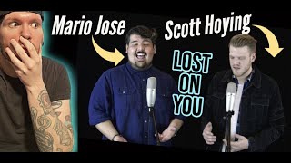 LOST ON YOU Scott Hoying & Mario Jose REACTION (LP x HANS ZIMMER Cover) - STUNNI