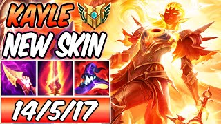 SUN-EATER KAYLE - NEW AMAZING SKIN FULL AP TOP GAMEPLAY | Best Build & Runes | League of Legends