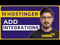 Hostinger Website Builder Integrations 2026 | How To Add Integrations In Hostinger Website Builder