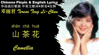 邓丽君《山茶花Camellia》Teresa Teng-li Chun  SHAN CHA HUA 英文版 拼音歌词【华语歌曲拼音中英文歌词】邓丽君 经典金曲精选专辑 Pinyin \u0026 English