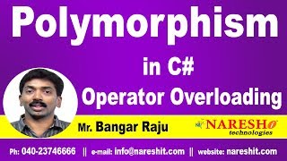 Polymorphism in C# Operator Overloading | C#.NET Tutorial | Mr. Bangar Raju