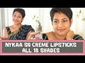 Nykaa So Creme Lipsticks All 18 Shades | JoyGeeks