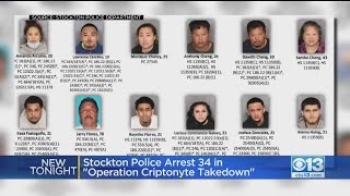 Stockton Police Make 34 Arrests, Seize $40k And 38 Guns In 'Operation Criptonyte' Takedown