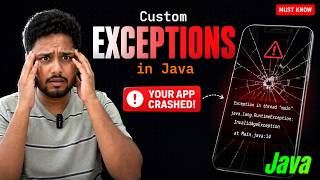 User Defined Exceptions or Custom Exceptions in Java | Telugu