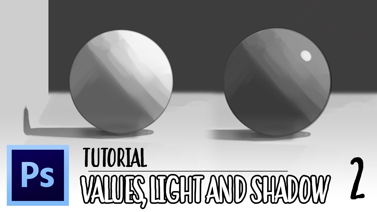 Values Light And Shadow Part 2 Digital Art Tutorial Youtube