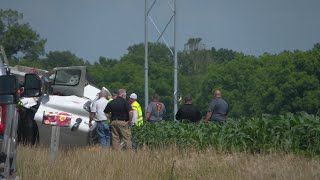 Missouri highway patrol responded to a crash this afternoon involving a semi and a MODOT vehicle